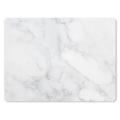 Produktbild von MuchoWow® Mauspad Mousepad Marmor - Weiß - Grau - Luxus - Marmoroptik - Stein 23x19 cm - Mousepads - Maus Mat - Pad - Mausunterlage - Schreibtischunterlage - Mauspad
