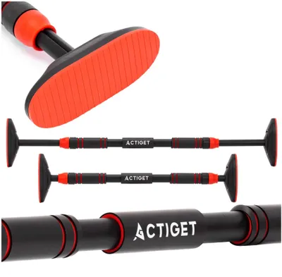 Produktbild von ACTIGET Klimmzugstange Türrahmen 72–105 cm – Teleskopstange aus Stahl, Verstellbar, für Fitness und Training