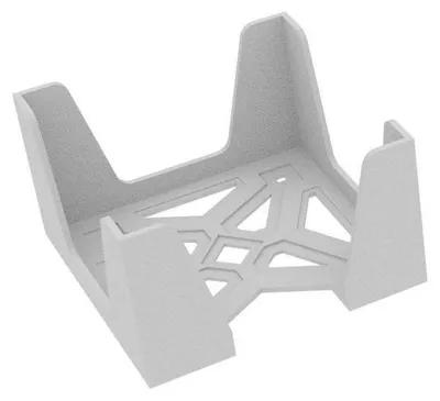Produktbild von Kartenhalter für 80x80 mm Spielkarten, 1 Fach, grau