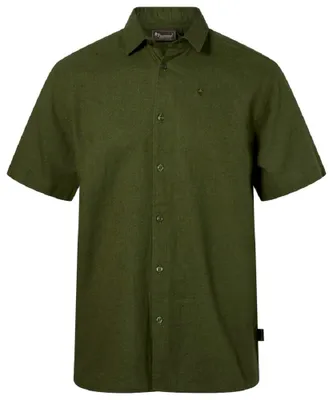 Produktbild von Pinewood 5373 Värnamo InsectSafe Hemp mix Kurzarmhemd Pine Green (759) S