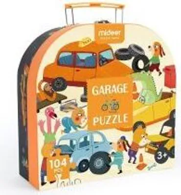 Zdjęcie produktu dla MiDeer Mój garaż puzzle 104 szt.