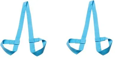Produktbild von Verstellbare Yogabänder blau für Fitness und Sport