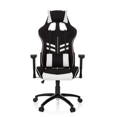 Obrázek produktu pro hjh OFFICE Herní židle LEAGUE PRO I Fabric Výškově nastavitelná počítačová židle, kancelářská židle s područkami (výškově nastavitelná)