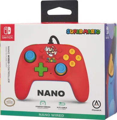 Immagine prodotto di PowerA NSGP0123-01 Controller di gioco multicolore USB Gamepad analogico per Nintendo Switch