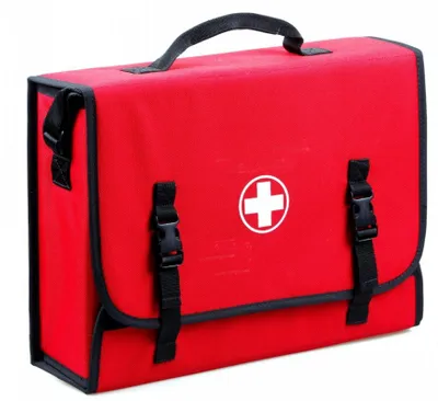 Image de Trousse de premiers secours en sac pour 30 personnes, rouge