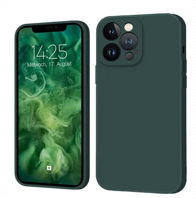 Produktbild von Hülle für iPhone 12 Pro Max Case Cover Bumper Silikon Softgrip Schutzhülle Farbe: Grün