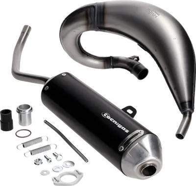 Produktbild von Auspuff Tecnigas E-NOX EVO Steel mit Zulassung für Derbi Senda 00-, Aprilia RX, SX, Gilera RCR, SMT