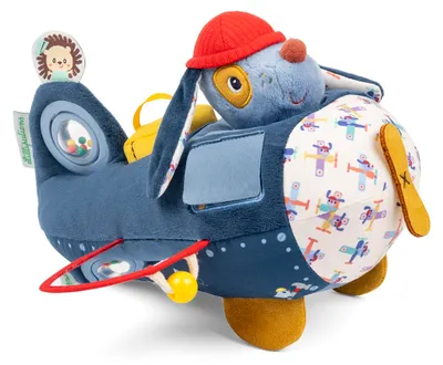 Produktbild von Lilliputiens Aktivitätsflugzeug Jules - pädagogisches Babyspielzeug 26cm