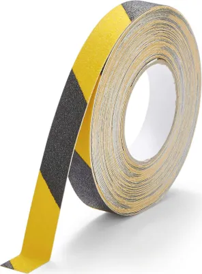 Obrázok produktu pre DURABLE Antirutschband DURALINE GRIP 25mm breit schwarz/gelb