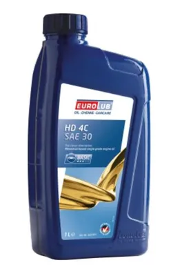 Produktbild von 1 Liter EUROLUB 30W HD 4C MIL-L-2104 C CATERPILLAR ECF-3 Mack EO-M Plus DB OM 616 Volvo B20