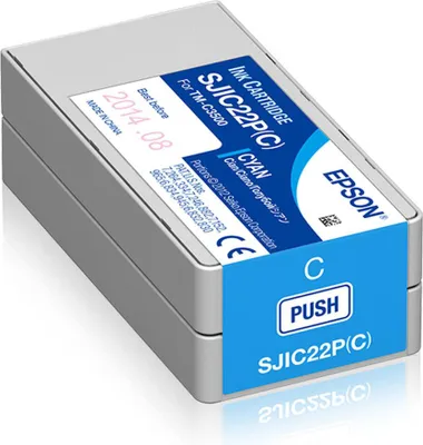 Obrázok produktu pre Epson SJIC22P(C): Ink cartridge for ColorWorks C3500 (Cyan), Azúrová, 1 kusov