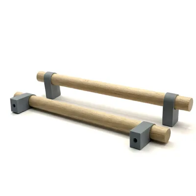 Produktbild von Möbelgriff Stangengriff Küchengriff Schrankgriff Schubladengriff 160mm Designgriff Grau