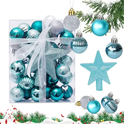 30 Weihnachtskugeln 3 cm Kunststoff glitzernd matt Baumdeko