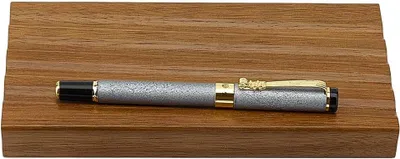 Imagen del producto de Soporte de lápices de madera, con 4 compartimentos, organizador de escritorio, ideal para la escuela y la oficina