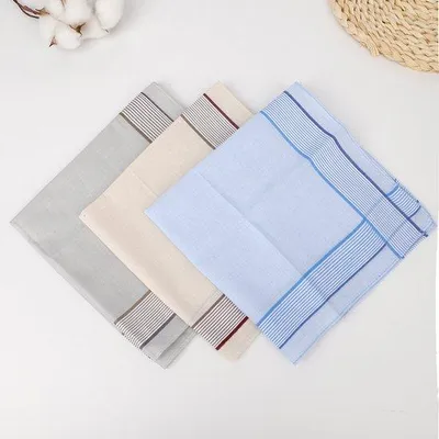 Produktbild von Herren-Taschentücher-Geschenkbox - 12 Artikele - Männer Handtücher-Set