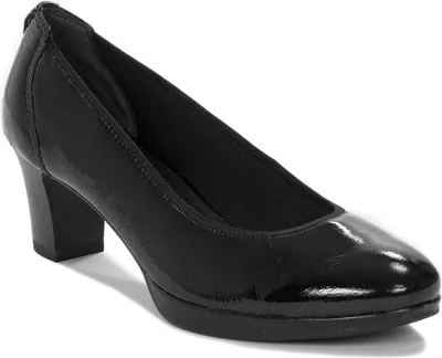 Produktbild von Tamaris Pumps 2244641018 Schwarz mit Blockabsatz und TouchIt-System