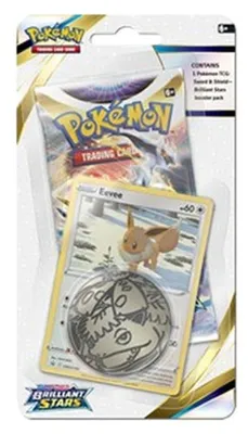 Imagen del producto de Pokemon Brillo Estelar: Paquete individual con una carta de Eevee