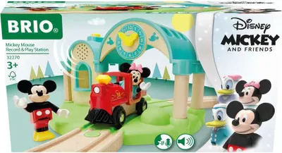 Produktbild von Micky Maus Bahnhof mit Aufnahmefunktion BRIO 63227000