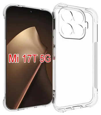 Produktbild von MobyDefend Hülle für Xiaomi 17T - Transparente stoßfeste TPU Schutzhülle