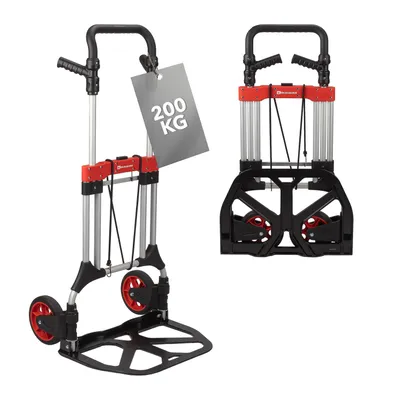 Produktbild von Werkzeugkönig Alu-Sackkarre klappbar, Drehgriff-System, bis 200 kg