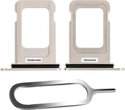 Produktbild von iPHONE 13 SIM KARTEN HALTER TRAY ADAPTER FACH STECKER SLOT CARD + NADEL POLARSTERN