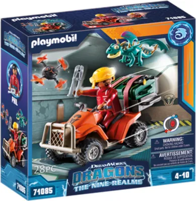 Produktbild von PLAYMOBIL Dragons 71085 Dragons: The Nine Realms - Icaris Quad & Phil
