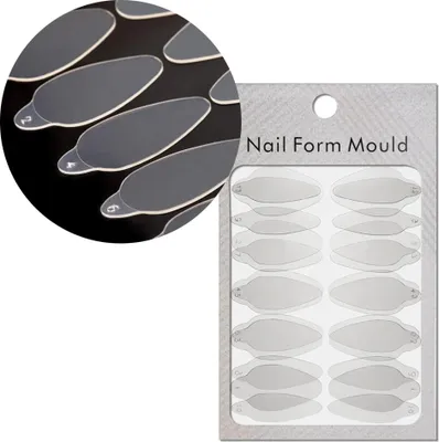 Image de Moules autocollants en silicone pour Dual Form ovale ST012-3 MollyLac 24 pièces.