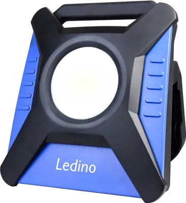 Produktbild von LED Arbeitsstrahler, Alu, Schwarz, Steckdosen, IP54, H 55 cm