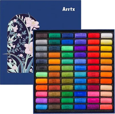 Immagine prodotto di ARRTX Mini pastelli a gesso morbidi, 72 pezzi