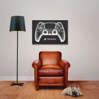 Produktbild von PlayStation - Poster - X-Ray Pad + 2 St Posterleisten Holz 92 cm schwarz