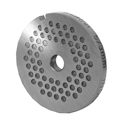 Zdjęcie produktu dla Tarcza do mielenia mięsa, tarcza perforowana ze stali nierdzewnej rozmiar 5 z otworem 3,0 mm firmy WOLFCUT