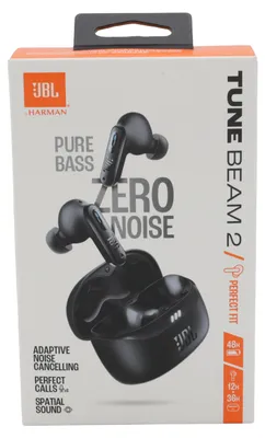 Produktbild von JBL Tune Beam 2, Kabellose Bluetooth-In-Ear-Kopfhrer, schwarz