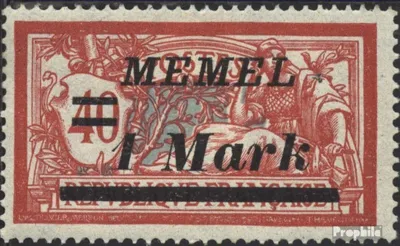 Produktbild von Briefmarken Memelgebiet 1922 Mi 64 gestempelt Aufdruckausgabe
