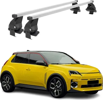 Produktbild von Menabo Dachträger Grundträger für Renault 5 E-Tech 2024-2025 Stahl Grau 2tlg
