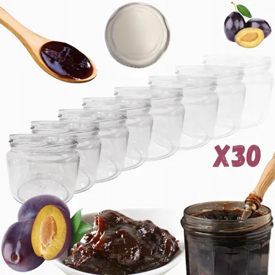 Produktbild von Wamar-Sosenka Glas-Vorratsgläser 330ml 30 Stück für Konservierung