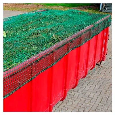 Produktbild von Anhängernetz, Containernetz, 3,50 x 5,00 m, DEKRA , 3 mm, Maschenweite 45 mm, PP grün