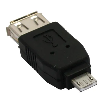Image de InLine® adaptateur Micro-USB, Micro-A mâle à USB A femelle