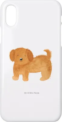 Produktbild von Mr. & Mrs. Panda Iphone 10 Handyhülle Hund Flauschig - Weiß - Geschenk, Süß, Hunde, X, Hundeliebe, Hülle, Handy, Cover, Sprüche