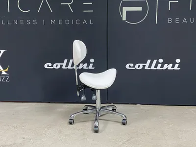 Produktbild von Collini Supremo Sattelhocker verstellbar mit Rückenlehne ergonomischer Arbeitshocker