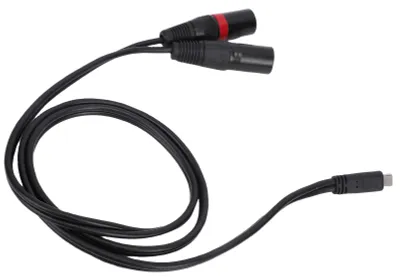 Produktbild von USB-C-zu-Dual-XLR-Kabel, Y-Adapter, USB-C-auf-XLR-Stecker-Audiokabel für Smartphone, Leistungsverstärker, aktive Lautsprecher