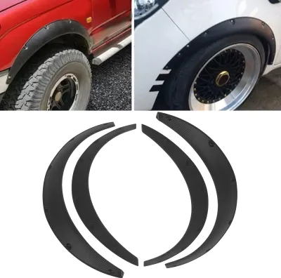 Obrázok produktu pre 4 ks predné a zadné ochranné oblúky kolies, širšie oblúky, okraje, univerzálne pre automobily