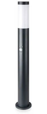 Obrázok produktu pre V-TAC stĺpikové vonkajšie svetlo VT-838, IP44, E27, PIR senzor, nerezová oceľ, 800 mm, VT-8966, sivá