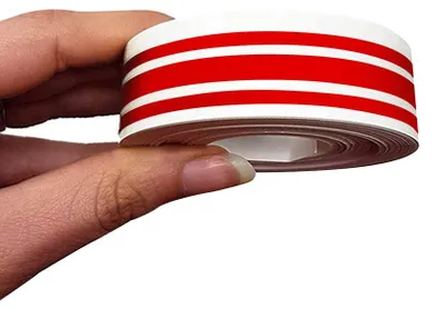 Obrázek produktu pro Dekorační lepicí pásky pro automobily, třídrátové, červené, 16 mm x 10 m