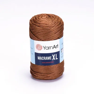 Zdjęcie produktu dla YarnArt Macrame XL 151 Kakao Sznurek Poliestrowy 3mm 250g 130m