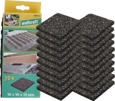 Produktbild von wolfcraft 20 Auflagepads für Unterkonstruktion 6987000