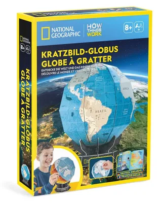 Produktbild von NATIONAL GEOGRAPHIC Kratzbild Globus