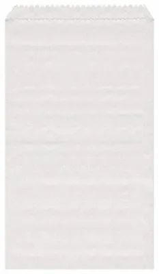 Produktbild von 4000x Papierflachbeutel weiß 9 x 14 cm