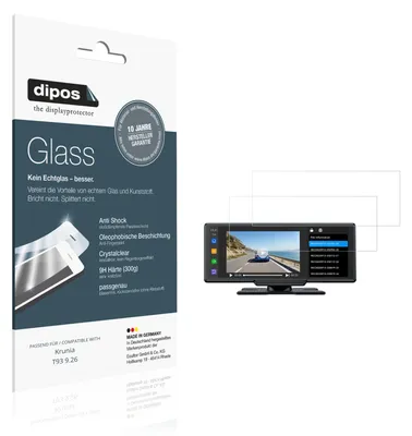 Image de 2x Protection ecrán pour Krunia T93 9.26 Verre souple Film Protecteur 9H dipos