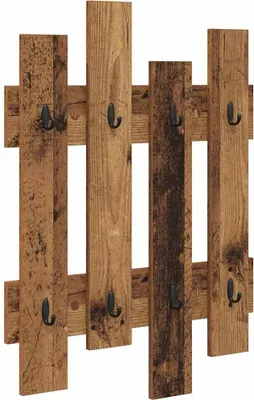 Obrázok produktu pre vidaXL Nástenný nočný stolík z recyklovaného dreva 60 x 3 x 82 cm drevotrieska