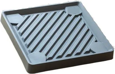Produktbild von Plant Roller Square - Blumentopfständer - Pflanzen bewegen - Mit 360 Grad Rädern - 31 cm - Grau
